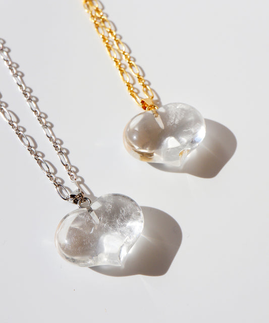 S925 crystal heart necklace/021060